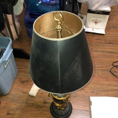 Vintage looking black lamp