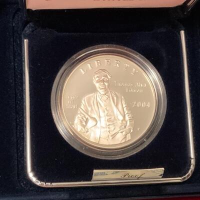 90% SILVER DOLLAR COIN. FEATURING THOMAS ALVA EDISON