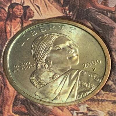 2000 P SACAGAWEA UNCIRCULATED TONING DOLLAR