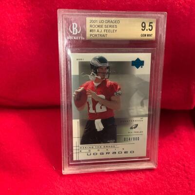 BECKETT GRADED 9.5 ROOKIE SERIES A J FREELY 