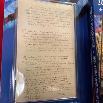 2012 90% SILVER DOLLAR STAR SPANGLED BANNER
