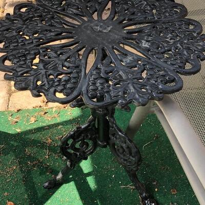 Victorian iron table