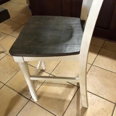 Rustic barn door kitchen table with 6 chairs