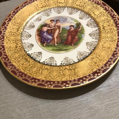 Two vintage royal China plates 