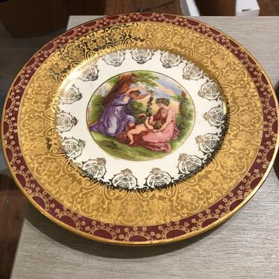 Two vintage royal China plates 