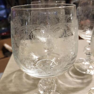 Cascade 8 oz Czech wine glasses-4 count