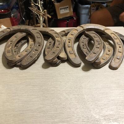 8 horseshoes