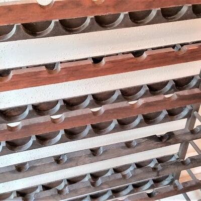Lot #171  Vintage Mediterranean Style Wine Rack