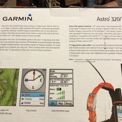 Garmin Astro 320T5 GPS collar