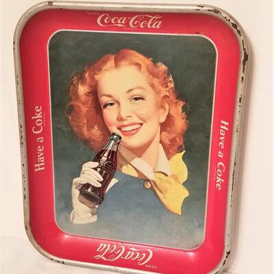 Lot #174  Vintage Coca-Cola Tray - NOT a repo