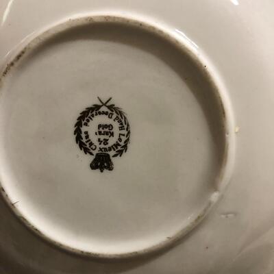 Two Lemieux pre WWII cups and saucer