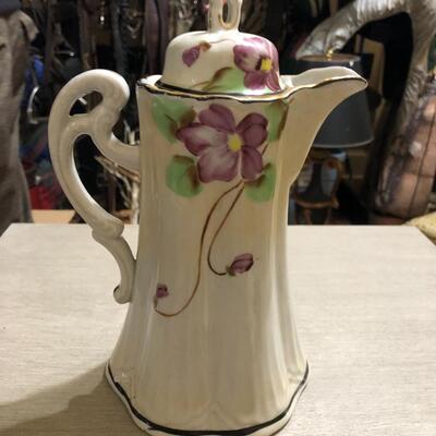 Antique hand painted Nippon chocolate pot