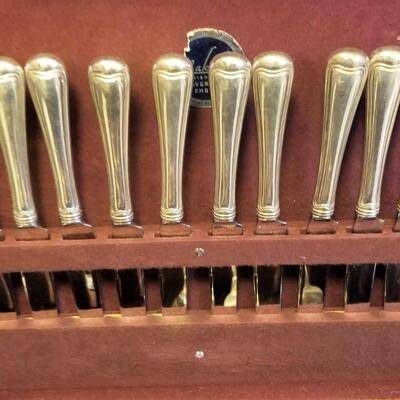 Lot #175  Sterling Silver Flatware Set (English) in Box