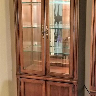 Lot #176  LIghted Display Cabinet - Stanley Furniture Co.