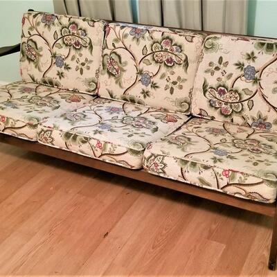 Lot #179  Mid Century Modern Sofa - all original. 