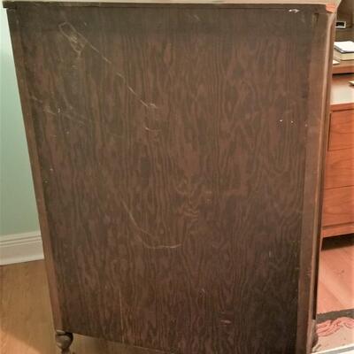 Lot #180  Solid Wood Vintage Bookcase - 4 shelves