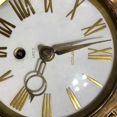 Vintage gold syroco clock