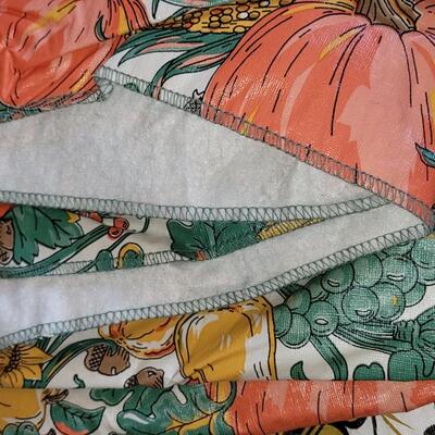 Lot 269: Vintage Plastic Felt Back Tablecloths 