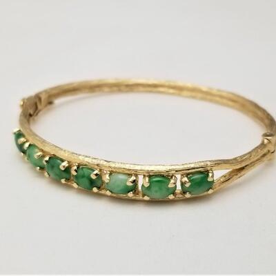 Lot #186  14kt Gold Bangle Bracelet