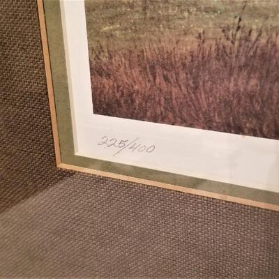 Lot #187  Framed Print by listed artist Emmett Thames - Signed/numbered