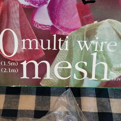 Lot 291: Multi Wire Mesh Lights (4 Strands)