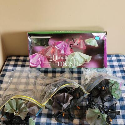 Lot 291: Multi Wire Mesh Lights (4 Strands)