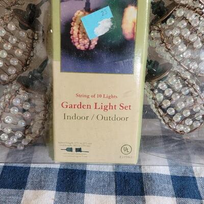 Lot 292: New Beaded Garden Lights and Rope Lights