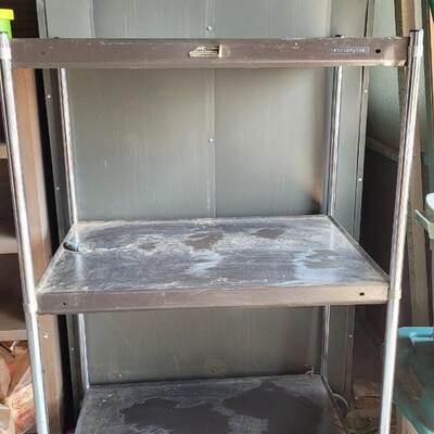 Lot 296: Vintage 3 Tier Cart on Casters 