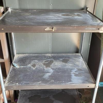 Lot 296: Vintage 3 Tier Cart on Casters 
