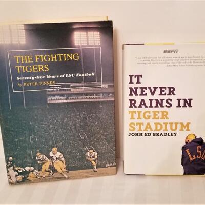 Lot #191  2 LSU books - Fighting Tigers & It Never Rains in Tiger Stadium