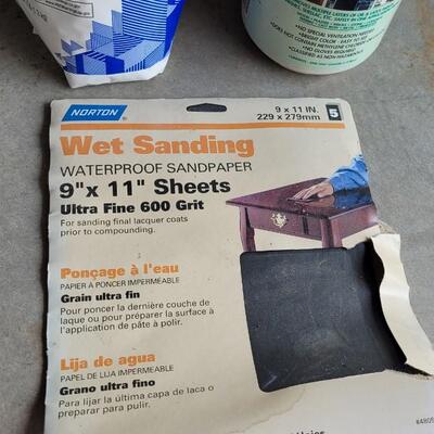 Lot 305: Sanding & Painting Supplies 