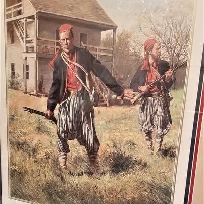Lot #197  Don Troiani Limited/signed print "Tiger Rifles, 1861"