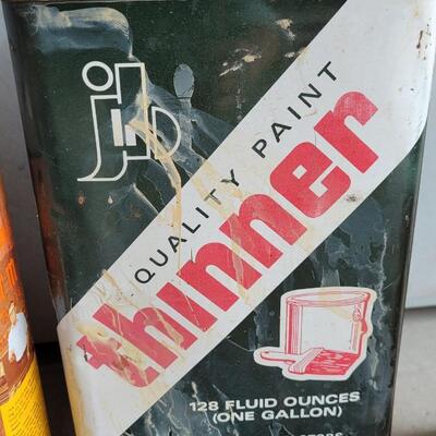 Lot 311: Vintage Tung Oil, Stripper & Thinner