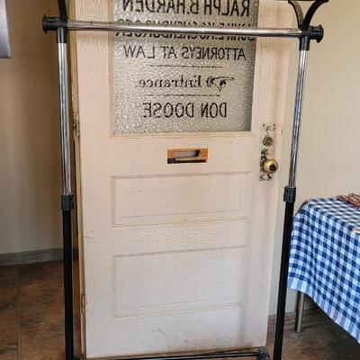 Lot 321: Rolling Clothing Rack