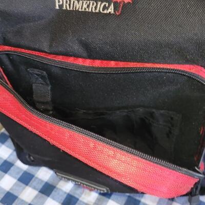 Lot 332: Primerica Rolling Red Backpack