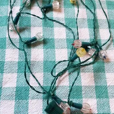 Lot 349: Vintage Poinsettias Lights 