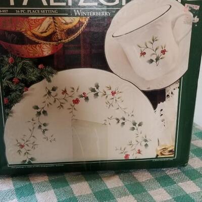Lot 351: Pfaltzgraff Christmas Dishes