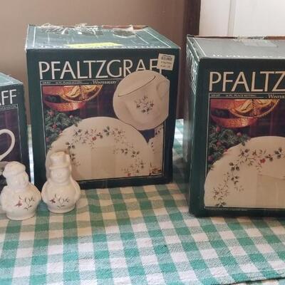Lot 351: Pfaltzgraff Christmas Dishes