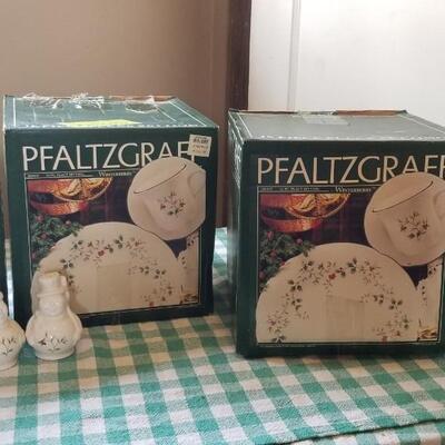 Lot 351: Pfaltzgraff Christmas Dishes