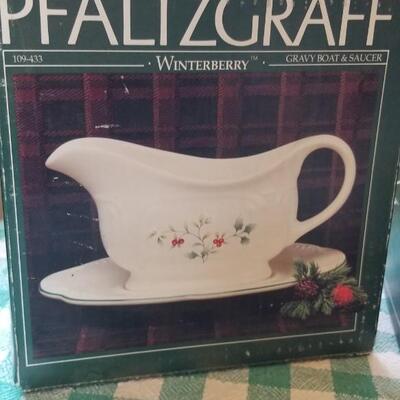 Lot 351: Pfaltzgraff Christmas Dishes