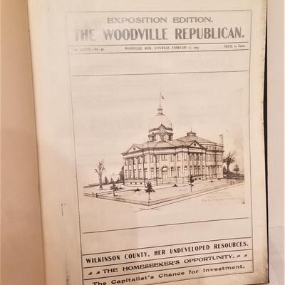 Lot #216  Woodville Republican 1904 - Exposition Edition = Wilkinson Co, Mississippi