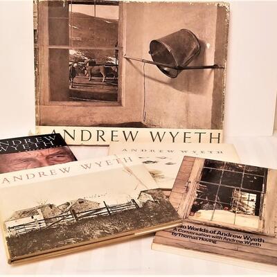 Lot #222  Lot of Andrew Wyeth (artist) books - 5 in all