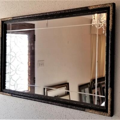 Lot #234  Heavy Vintage Wall Mirror in vintage frame