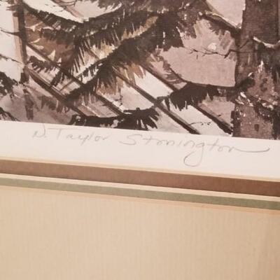 Lot #236  Signed, ltd edition print - "Creek Street" by artist N. Taylor Stonington