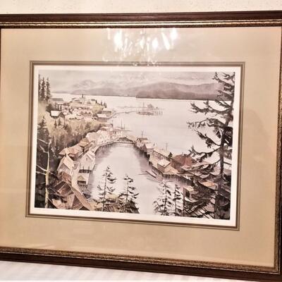 Lot #236  Signed, ltd edition print - "Creek Street" by artist N. Taylor Stonington