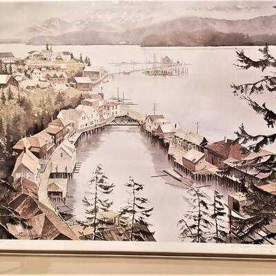 Lot #236  Signed, ltd edition print - "Creek Street" by artist N. Taylor Stonington