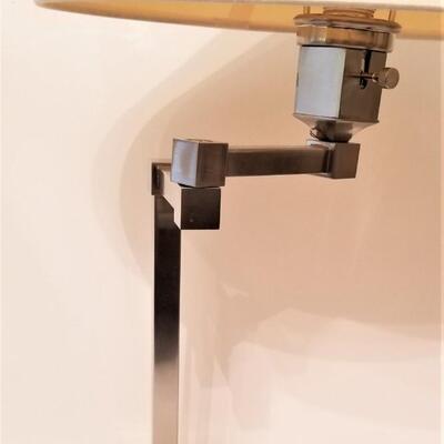 Lot #237  Contemporary Brushed Silver Desk Lamp