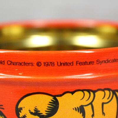 Vintage Garfield Round Tin by Bristol Ware