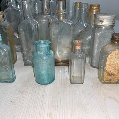 Assortment of 31 Antique Bottles