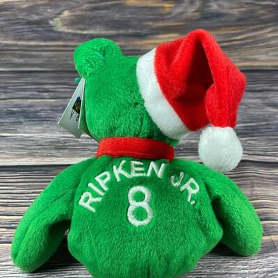 Cal Ripken Jr. #8 Bamm Beano & Glory Beanie Baby Original Stuffed Plush Bear 